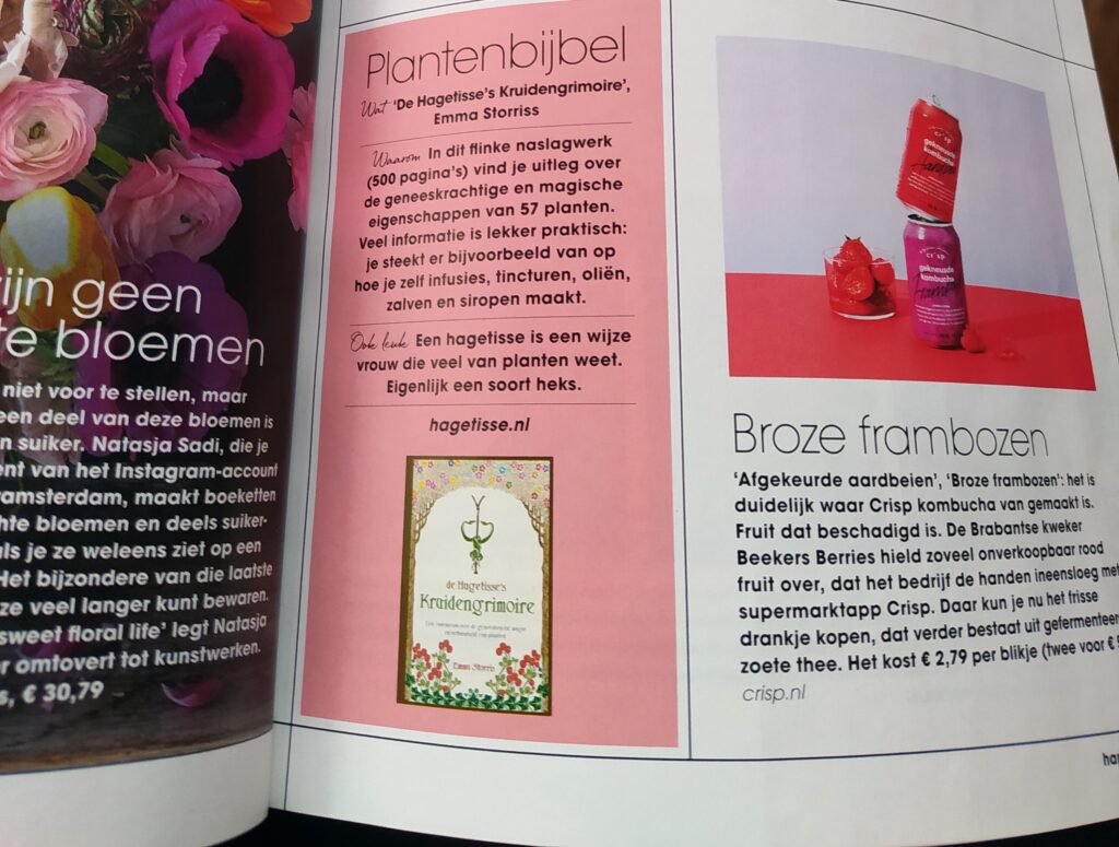 Herbal Grimoire in Happinez Magazine